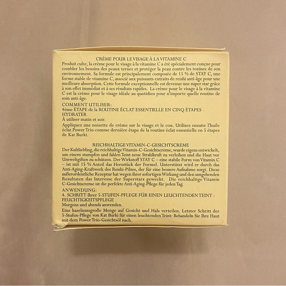 NEW Kat Burki Vitamin C Intensive Face Cream UNUSED full sized - Picture 5 of 7